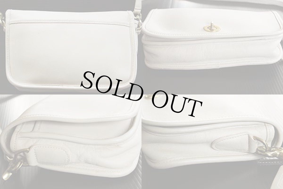 画像2: USA製 COACH オールド コーチ レザー ショルダーバッグ★9755 (2)