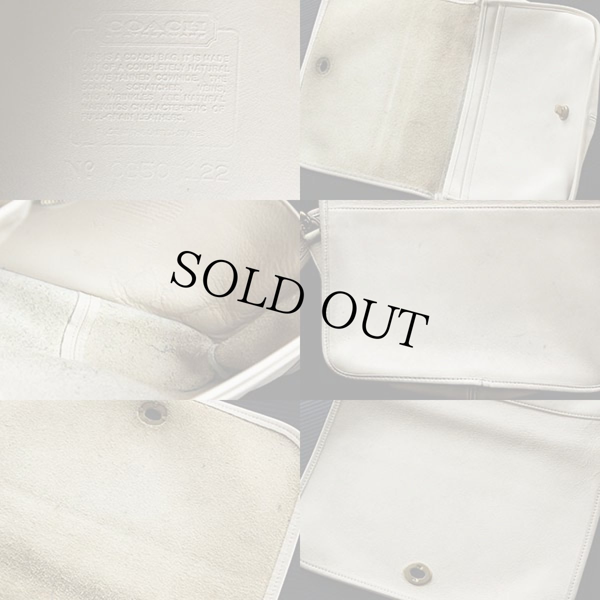 画像3: USA製COACHオールド コーチ レザー ショルダーバッグ★122 (3)