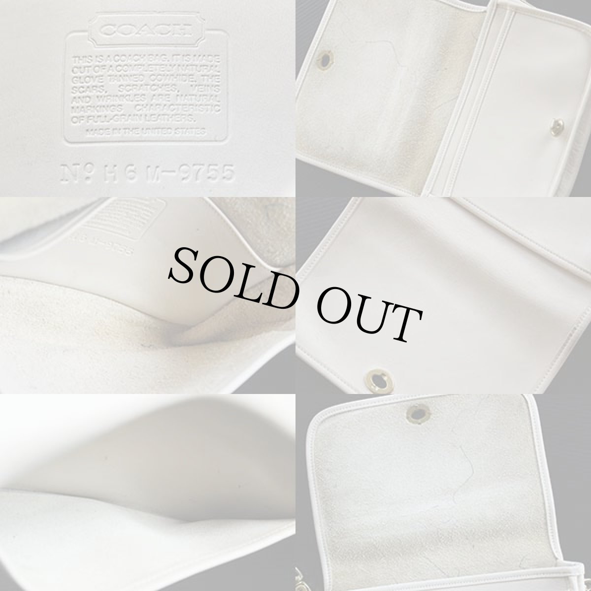 画像3: USA製 COACH オールド コーチ レザー ショルダーバッグ★9755 (3)