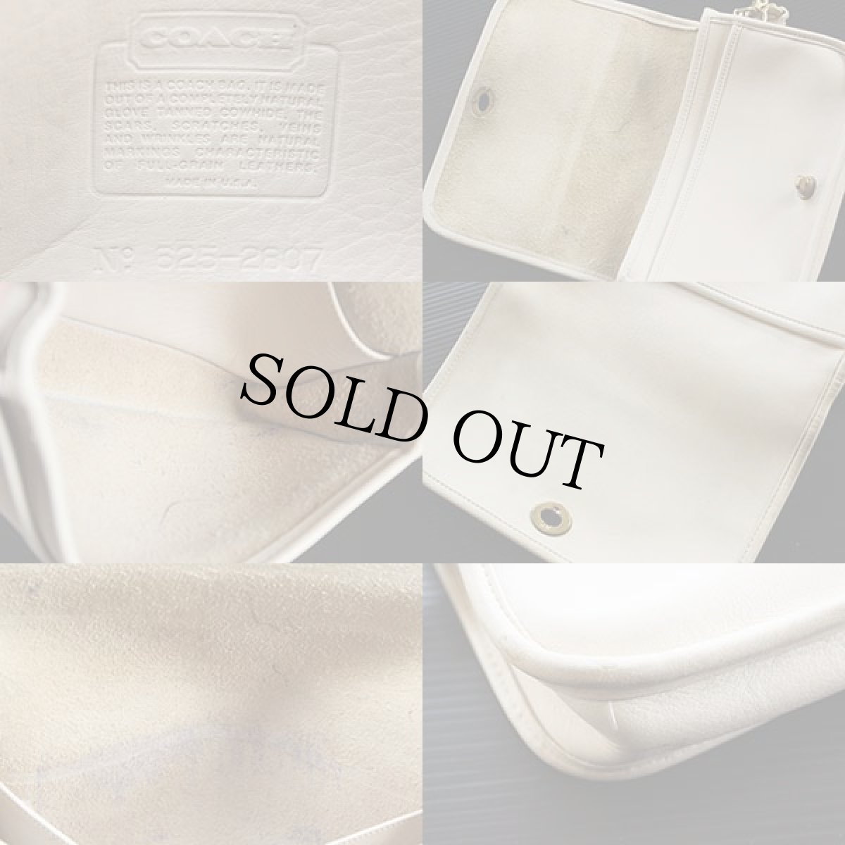 画像3: USA製COACHオールド コーチ レザー ショルダーバッグ★2807 (3)