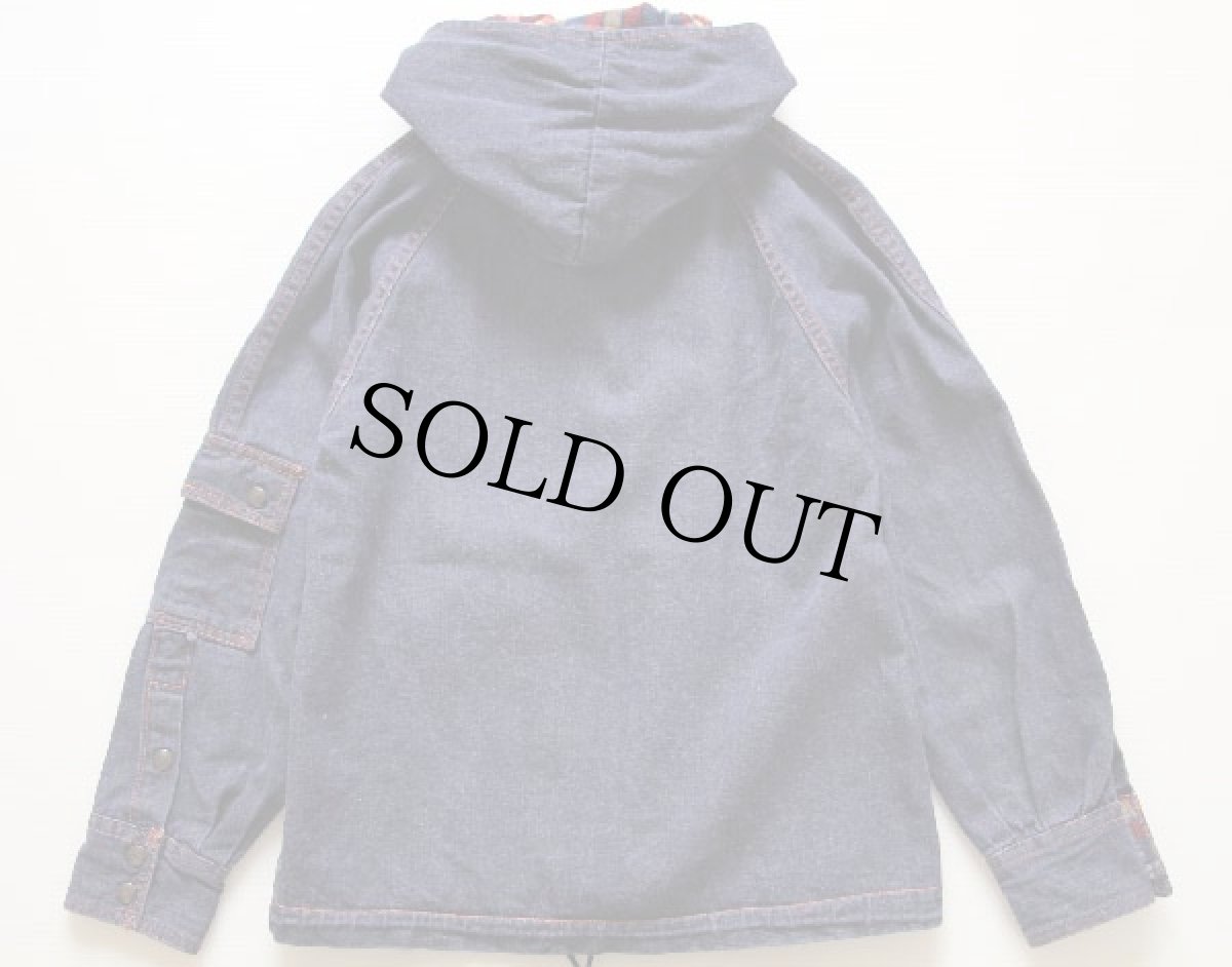 画像2: 80s UNKNOWN デニムパーカー M (2)