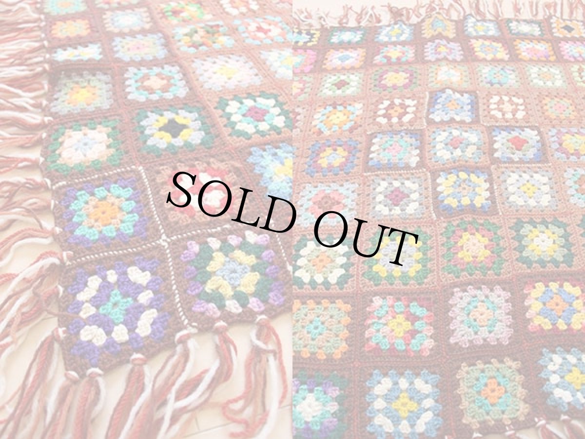 画像3:  グラニー ブランケット★カギ編み (3)