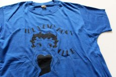 画像1: 80s USA製 BETTY BOOP ベティ ブープ Tシャツ 青 L (1)