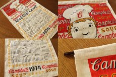 画像3: 70s Campbell's SOUP キャンベル スープ カレンダー タペストリー (3)