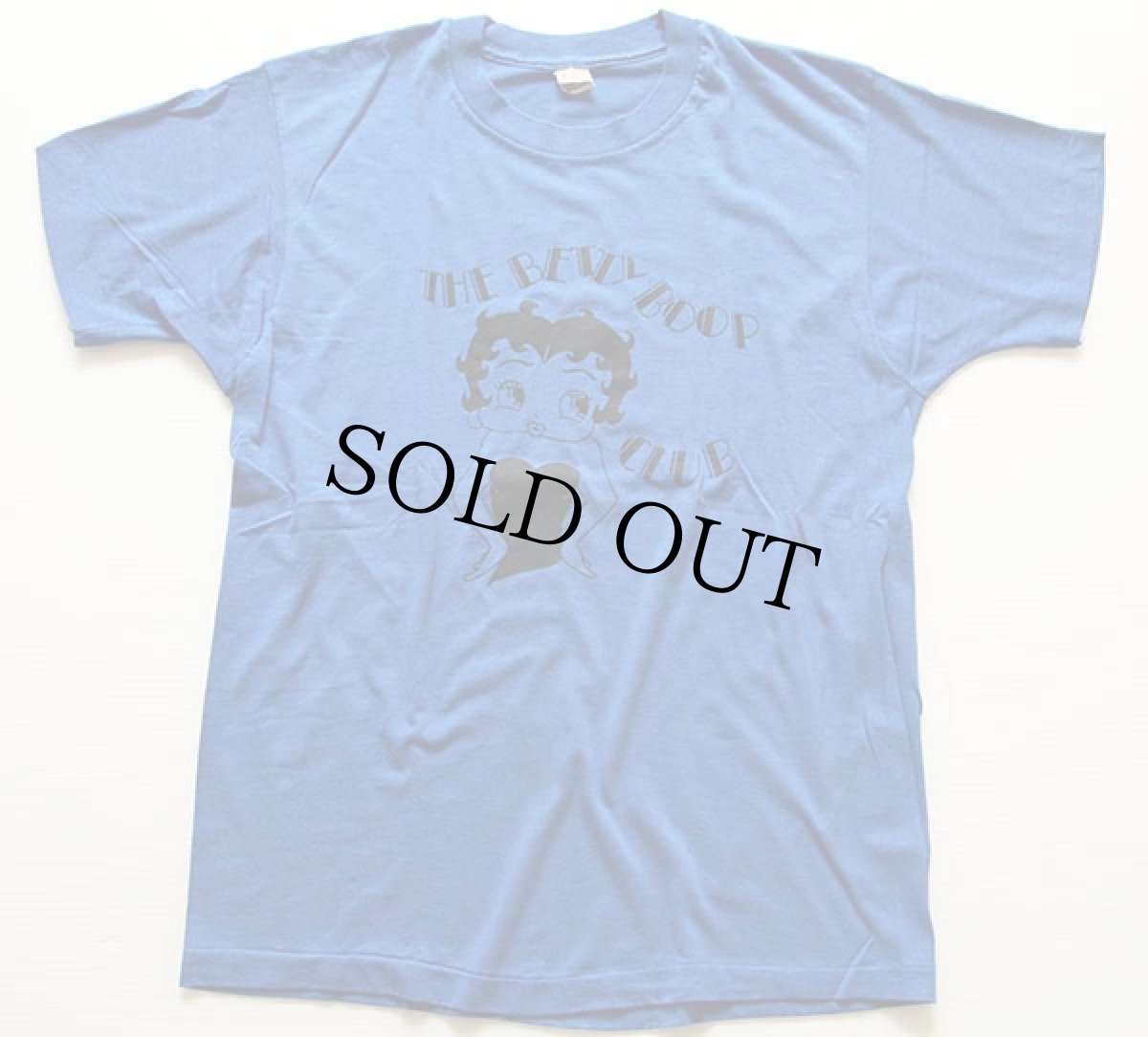 画像2: 80s USA製 BETTY BOOP ベティ ブープ Tシャツ 青 L (2)