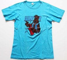 画像2: 80s USA製 ALFアルフ Tシャツ 水色 M (2)