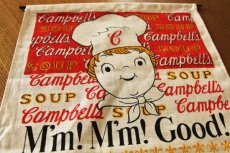 画像1: 70s Campbell's SOUP キャンベル スープ カレンダー タペストリー (1)