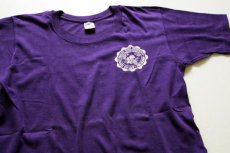 画像1: 80s USA製 Collegiate Pacific KANSAS STATE UNIVERSITY コットンTシャツ 紫 M (1)