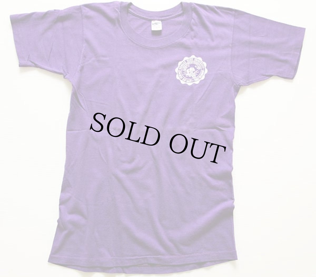 画像2: 80s USA製 Collegiate Pacific KANSAS STATE UNIVERSITY コットンTシャツ 紫 M (2)