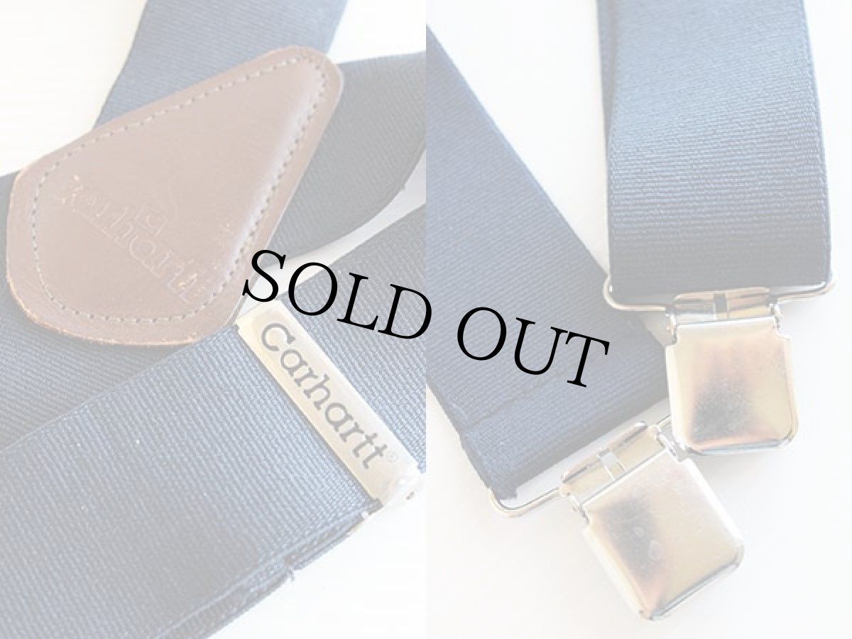 画像3: carharttカーハート クリップ式 サスペンダー 紺 (3)