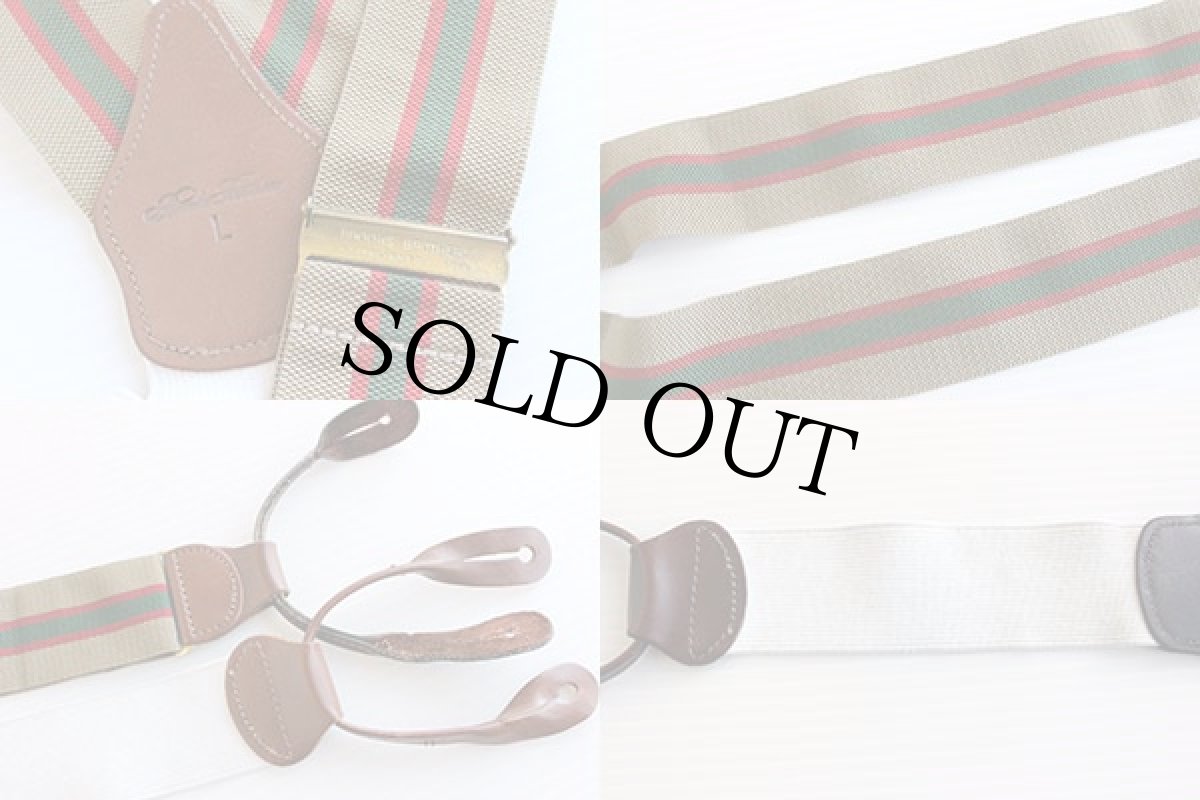 画像3: 英国製 Brooks Brothersブルックスブラザーズ サスペンダー L (3)