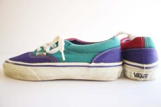 画像2: 90s USA製 VANSバンズ ERAエラ マルチカラー 4★スニーカー (2)