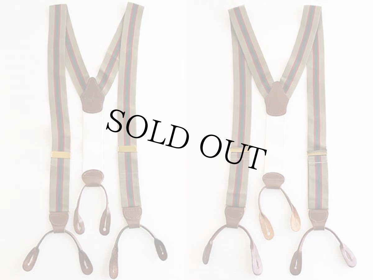 画像2: 英国製 Brooks Brothersブルックスブラザーズ サスペンダー L (2)