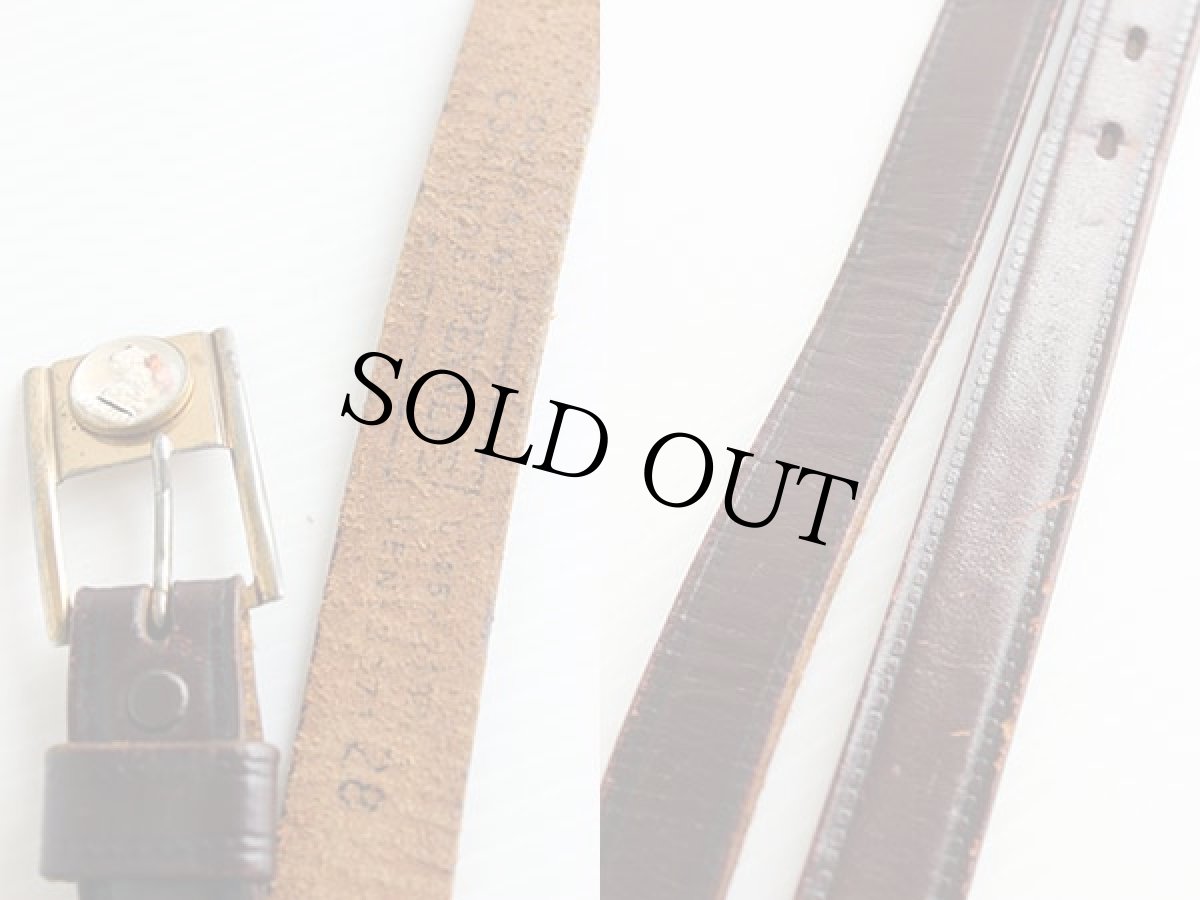 画像3: ビンテージ PENNEY'S レザーベルト 28★262 (3)