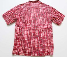 画像2: 50s Jantzen 総柄 半袖コットンシャツ L (2)
