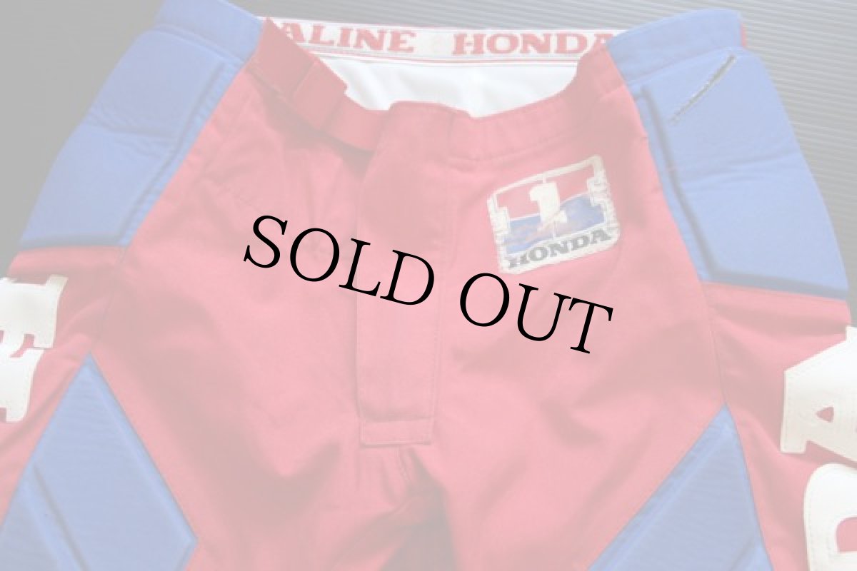 画像2: 80s HONDALINE ホンダ レーシングパンツ (2)