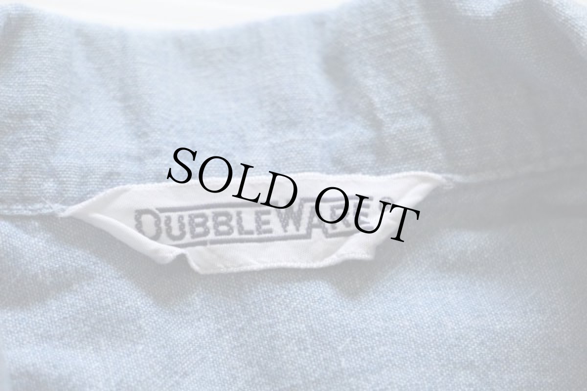 画像4: 60's DUBBLE WARE U.S.NAVY 耳付き シャンブレーシャツ (4)