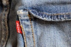 画像4: 60s LEVI'Sリーバイス 501 BIGE デニムパンツ ボロ w28 (4)