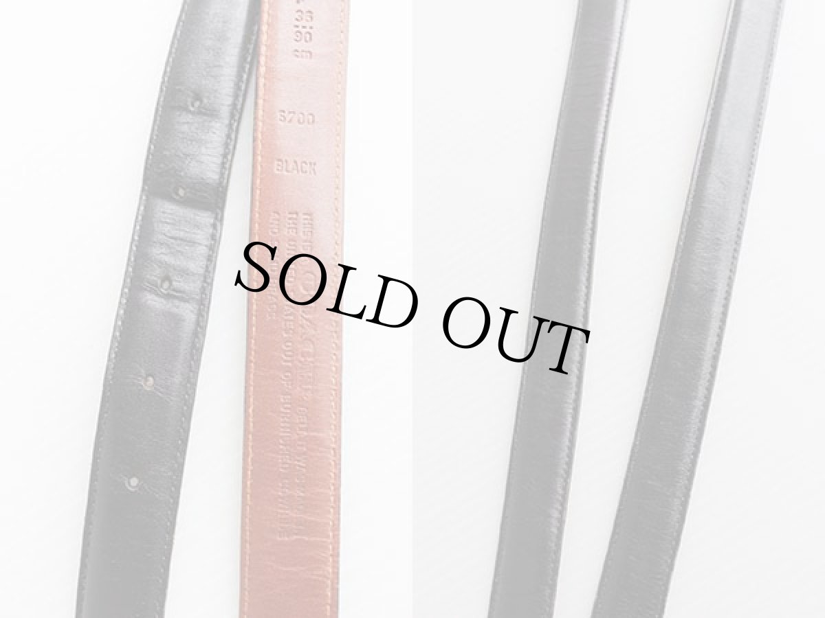 画像3: USA製 COACHコーチ カウハイド レザーベルト 黒 36★209 (3)