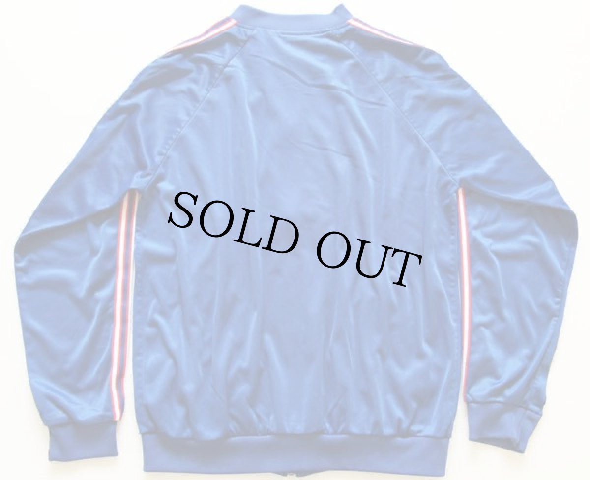 画像2: 80s adidasアディダス ジャージ 青★トラックジャケット (2)