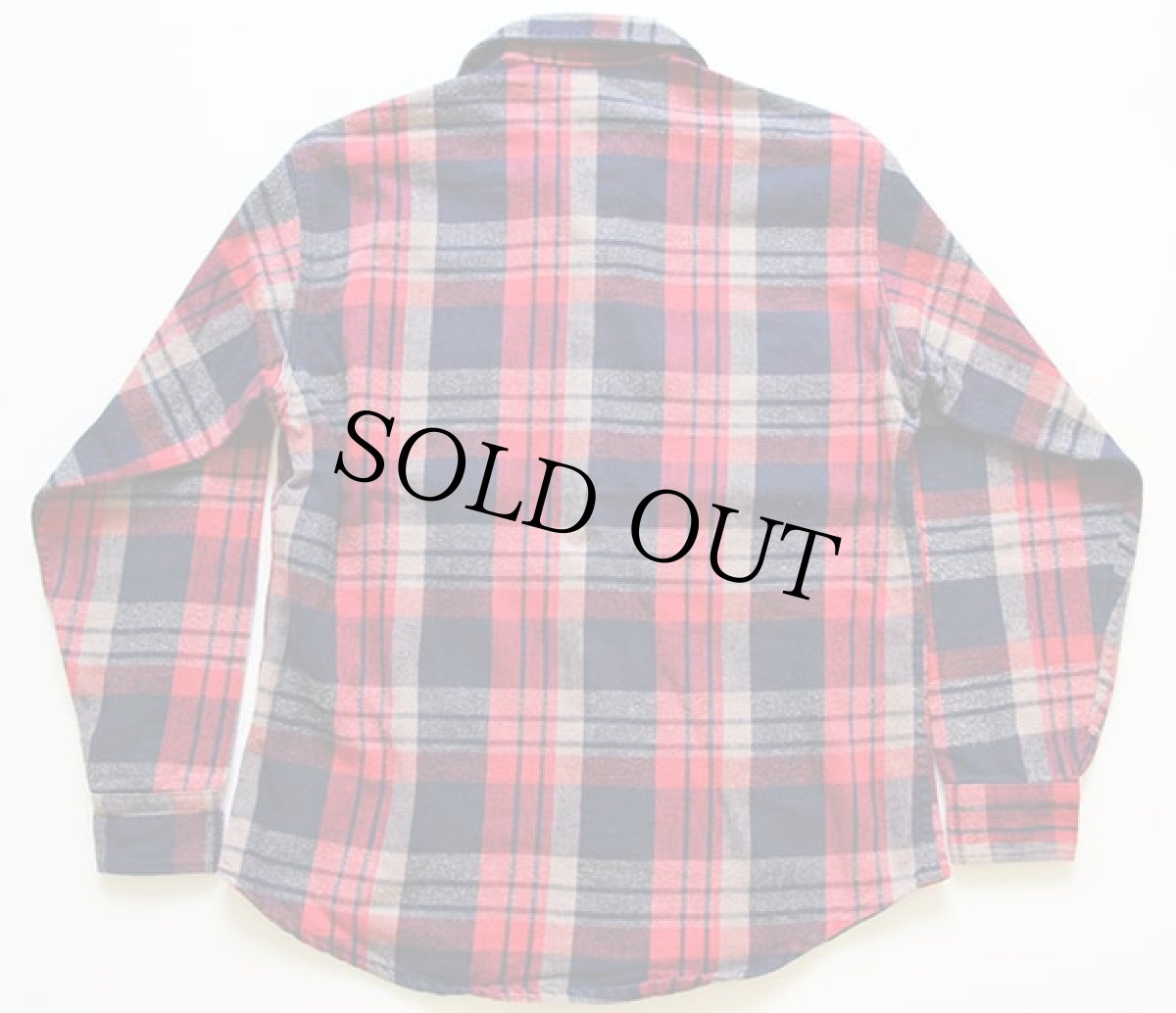 画像2: 90s USA製 JCPenney STJOHN'SBAY×BIGMACビッグマック コットン フランネルシャツ M-R (2)