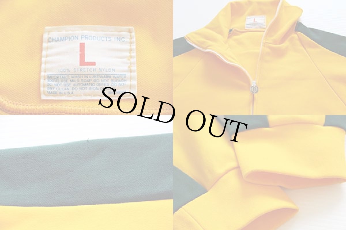 画像3: 70s USA製 CHAMPIONチャンピオン タタキタグ ハイネック トラックジャケット L★ジャージ (3)