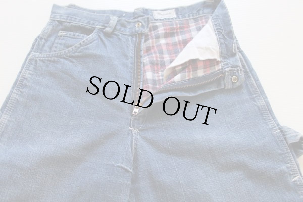 画像2: 70s MADEWELL ネルライナー デニムペインターパンツ (2)