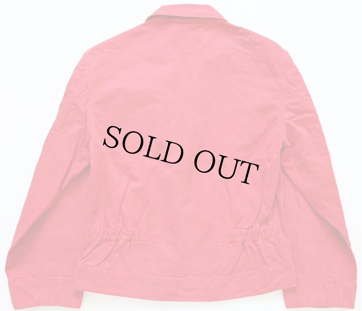 画像2: 90s ラルフローレン コットン ワークジャケット 赤 S (2)