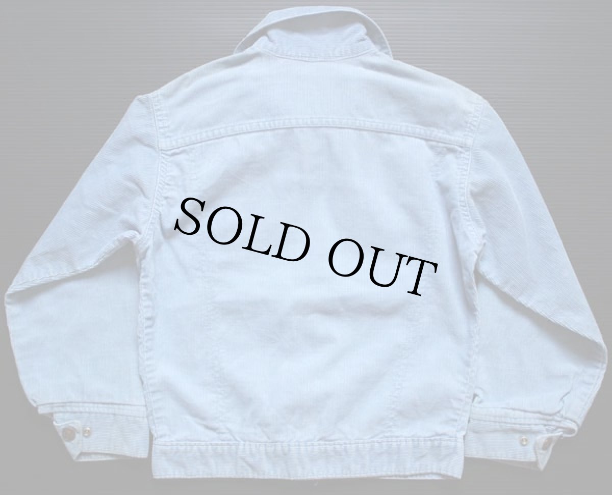 画像2: 70s Levi'sリーバイス コーデュロイジャケット 水色 (2)