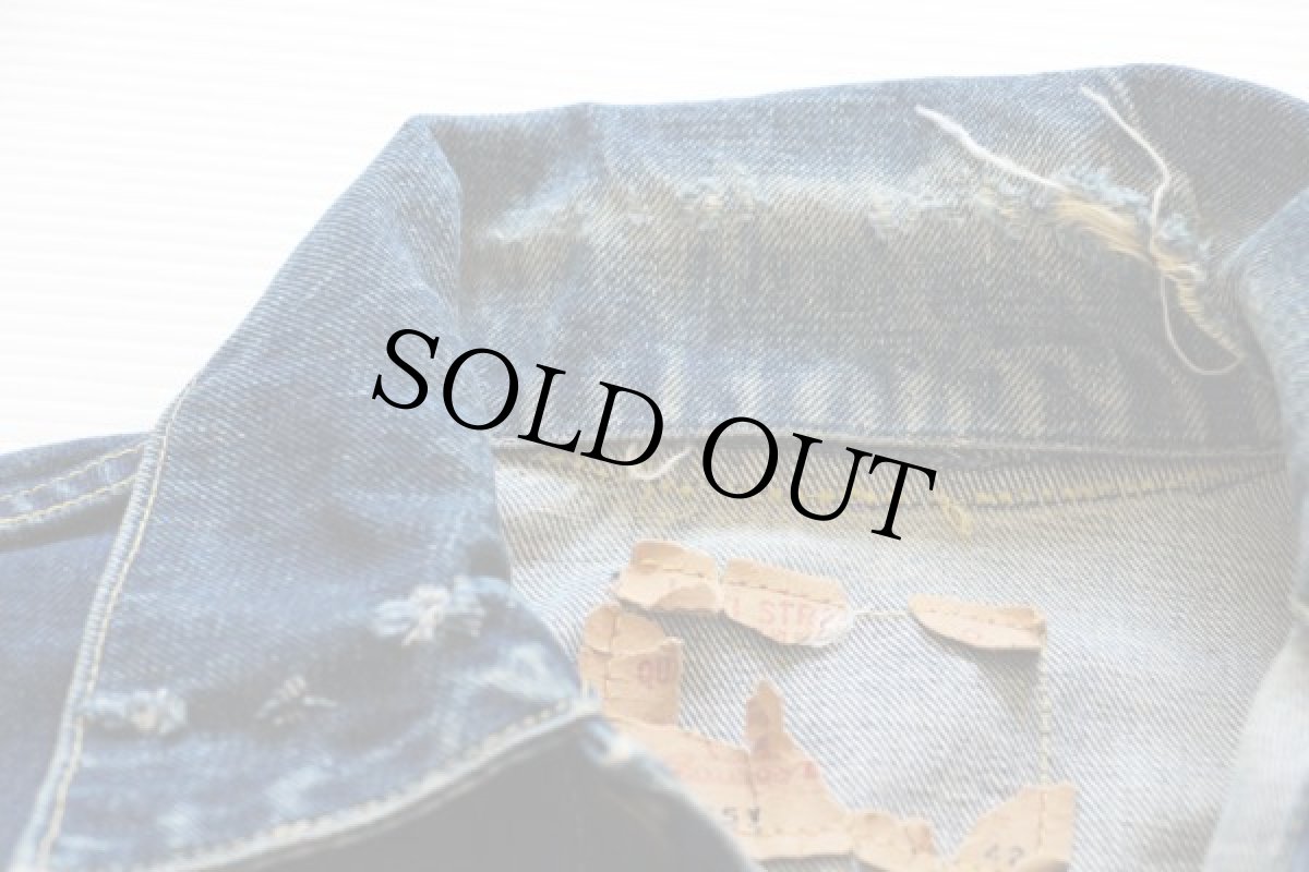 画像8: 60s USA製 LEVI'Sリーバイス 557 デニムジャケット 42★3rd サード (8)