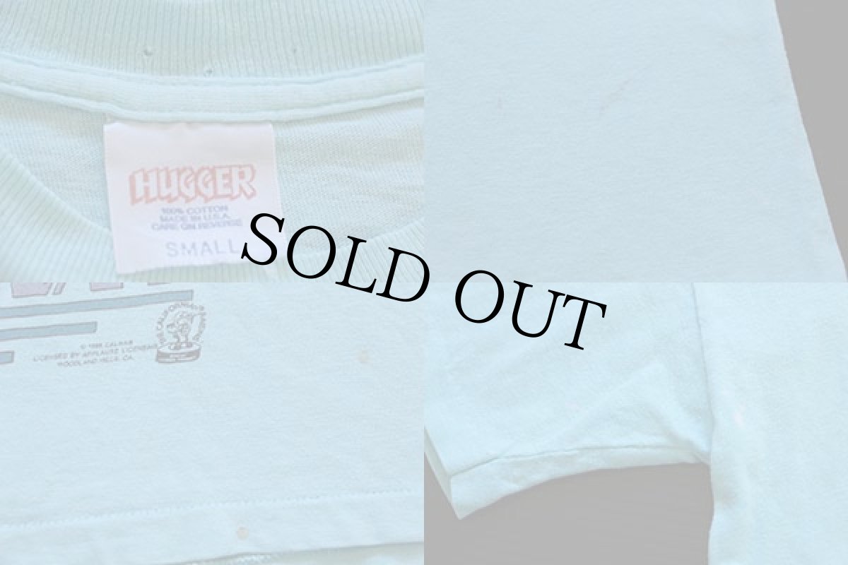 画像4: 80s USA製 California Raisinsカリフォルニアレーズン Tシャツ 水色 (4)