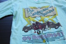 画像1: 80s USA製 カリフォルニアレーズン Tシャツ 水色 (1)