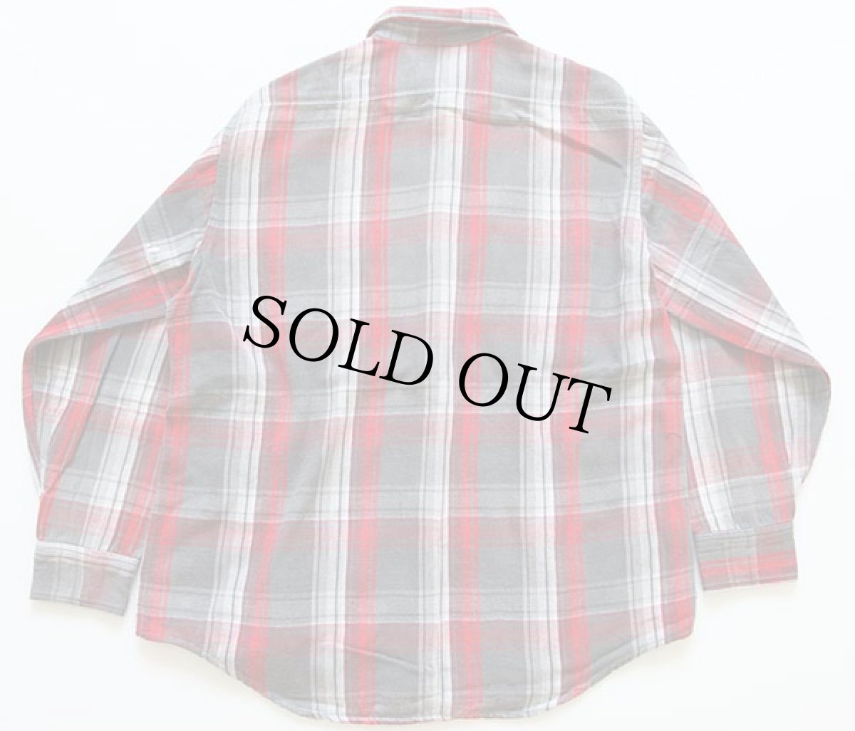 画像2: 60s Penneys BIGMACビッグマック チェック コットン フランネルシャツ M (2)