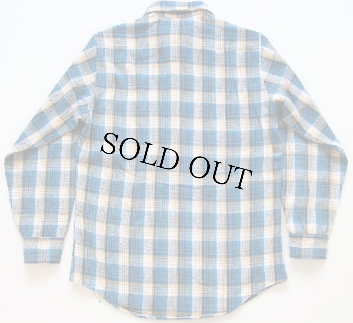 画像2: 70s JCPenney BIGMACビッグマック チェック コットン フランネルシャツ S (2)