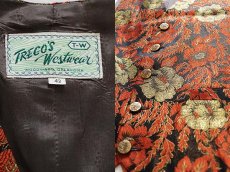 画像3: 70s TREGO'S Westwear 花柄刺繍 ベスト 42 (3)