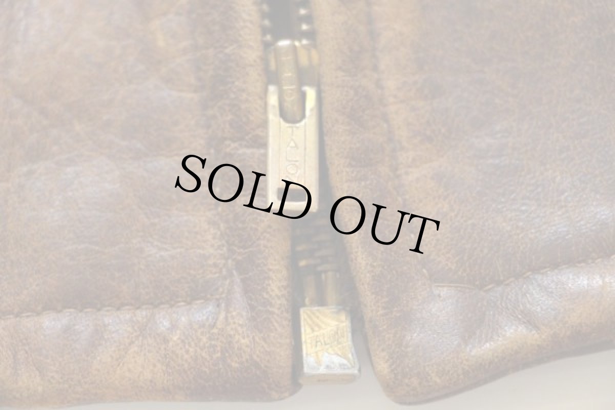 画像5: 40's CHEVAL HIDE レザー スポーツジャケット 46 (5)