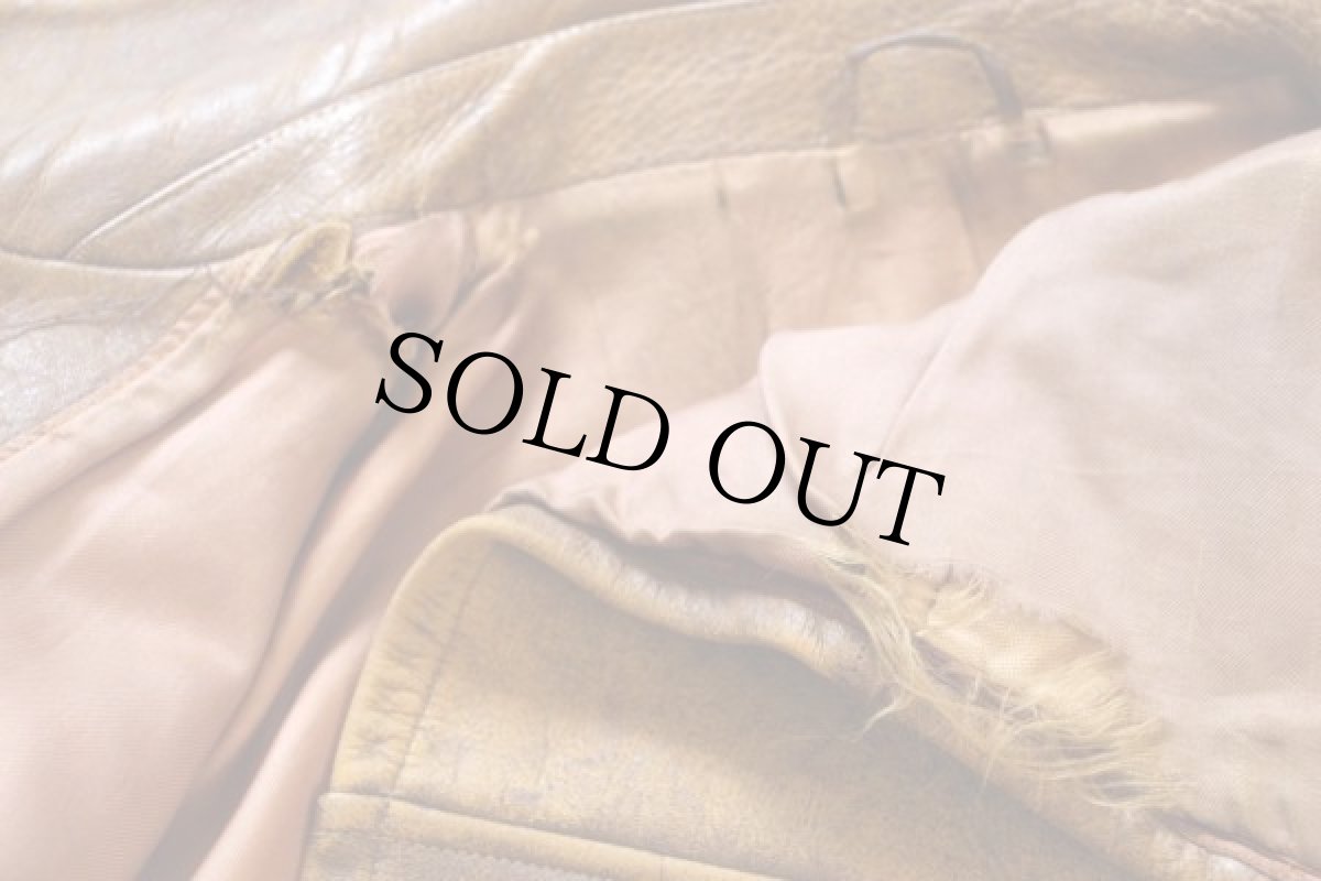 画像7: 40's CHEVAL HIDE レザー スポーツジャケット 46 (7)