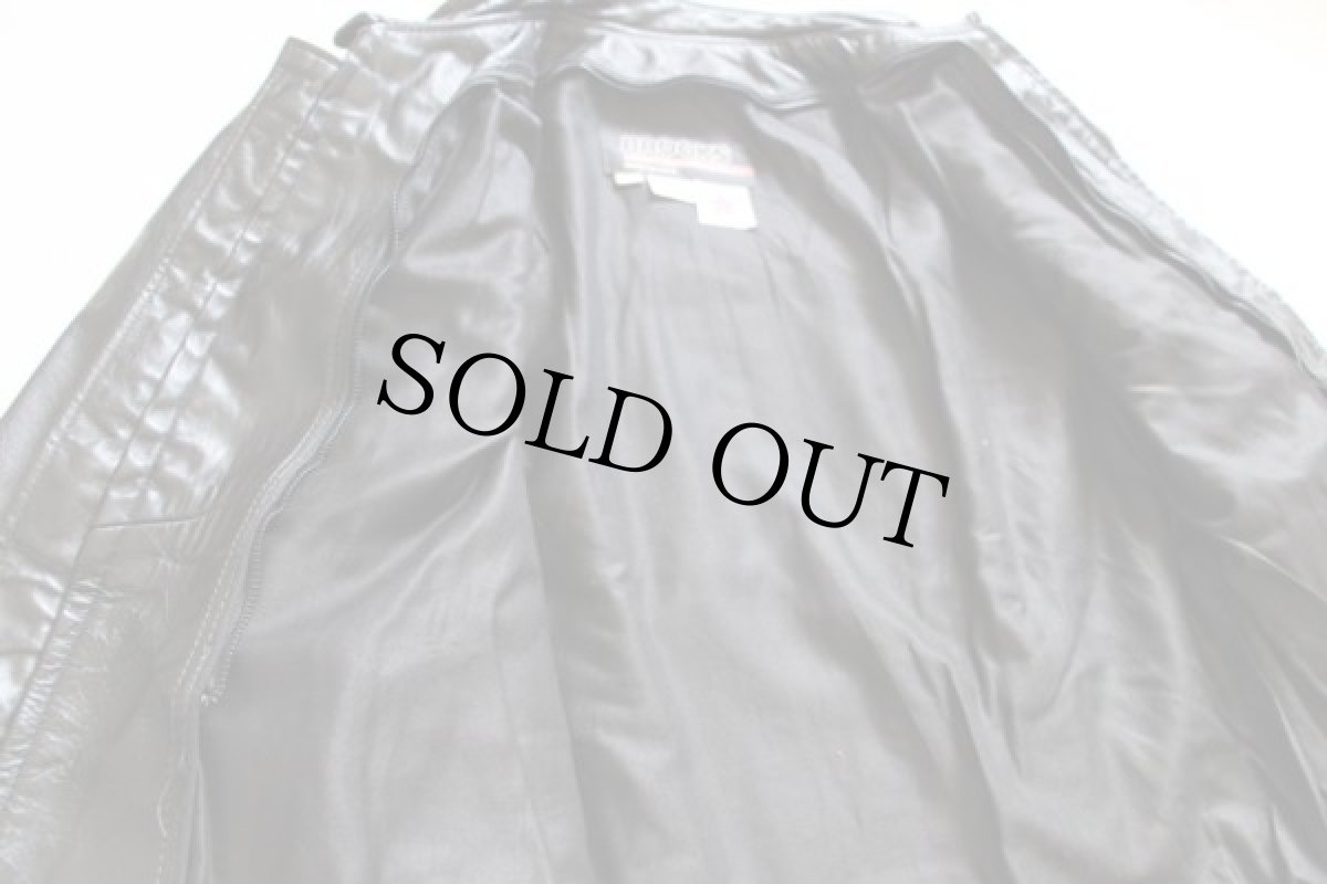 画像5: 80s Brooksブルックス シングルライダース レザージャケット 黒 40 (5)