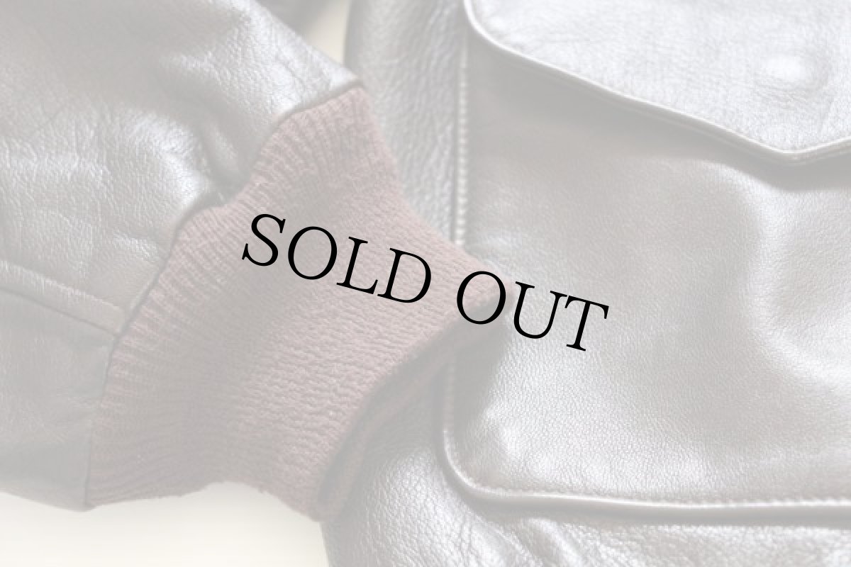 画像7: 90s USA製 AVIREXアヴィレックス A-2 フライト レザージャケット 44R (7)