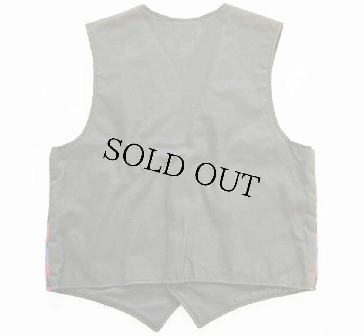 画像2: USA製 MAD BOMBER ダック地×ネイティブ柄 ラグベスト (2)