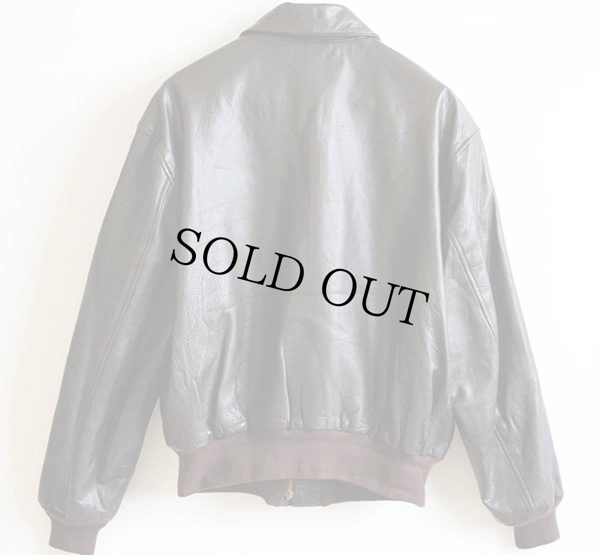 画像2: 90s USA製 AVIREXアヴィレックス A-2 フライト レザージャケット 44R (2)