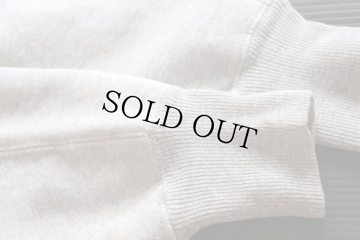 画像6: 50s Duxbak リブ長 コットン スウェットパーカー グレー (6)