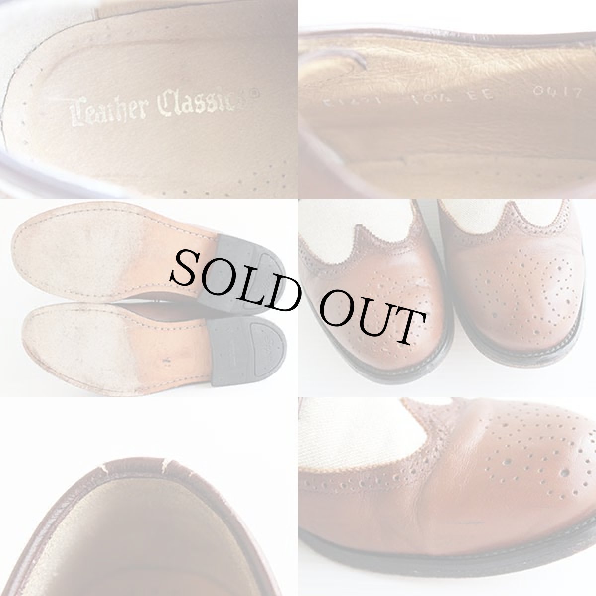 画像3: Leather Classics MASON ウイングチップ コットン×レザーシューズ★革靴 (3)