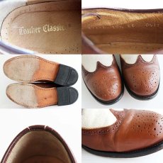 画像3: Leather Classics MASON ウイングチップ コットン×レザーシューズ★革靴 (3)