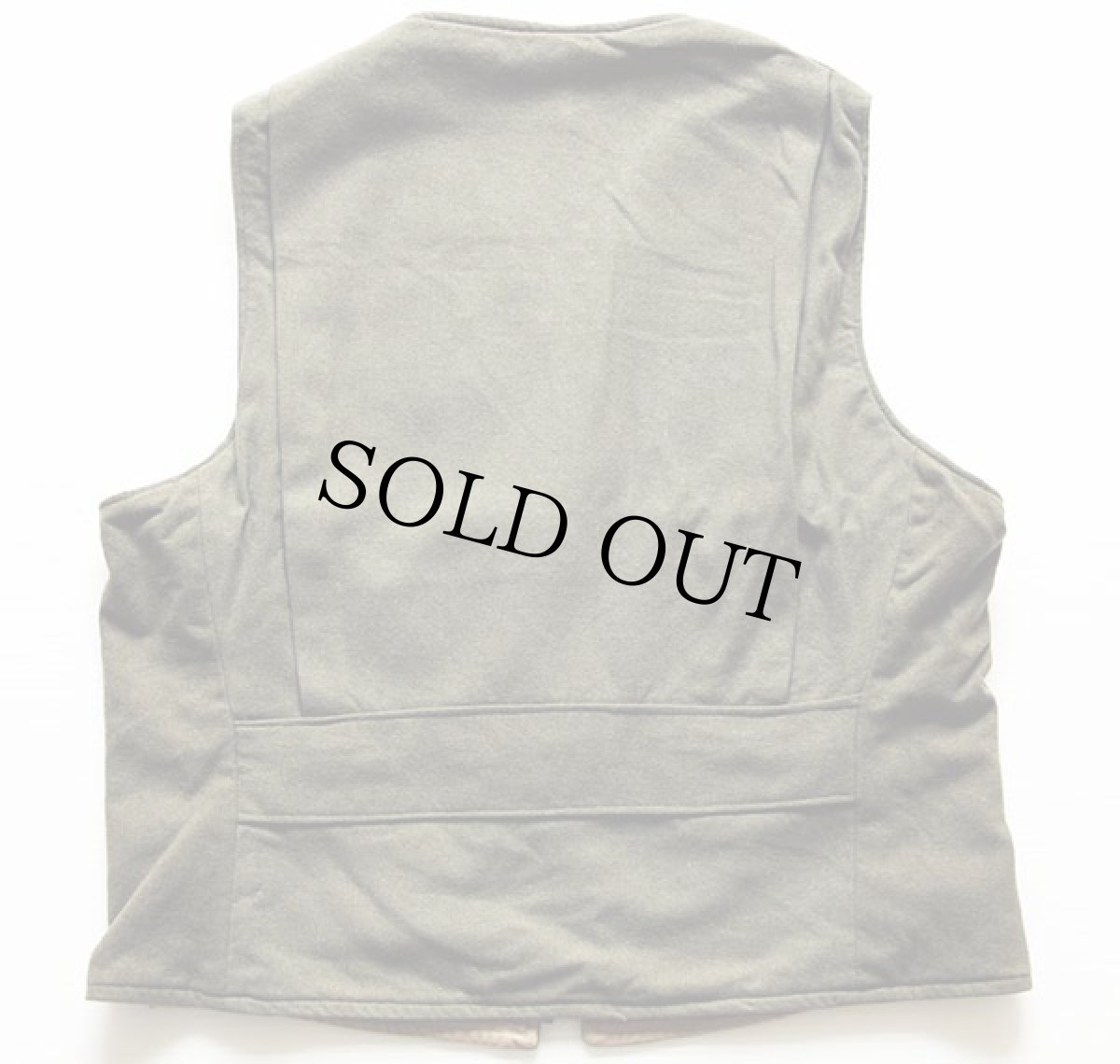 画像2: 40's ミリタリー ウールベスト (2)