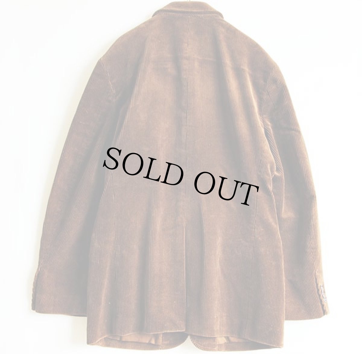 画像2: ポロ ラルフローレン 太畝 コーデュロイ テーラードジャケット 茶 (2)