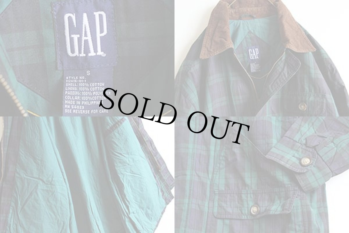 画像3: 90s GAPギャップ タータンチェック ハンティングジャケット (3)