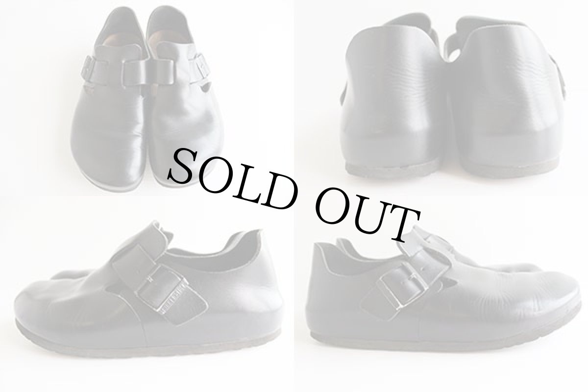 画像2: ドイツ製ビルケンシュトック ロンドン レザー 黒 41/26.5 (2)