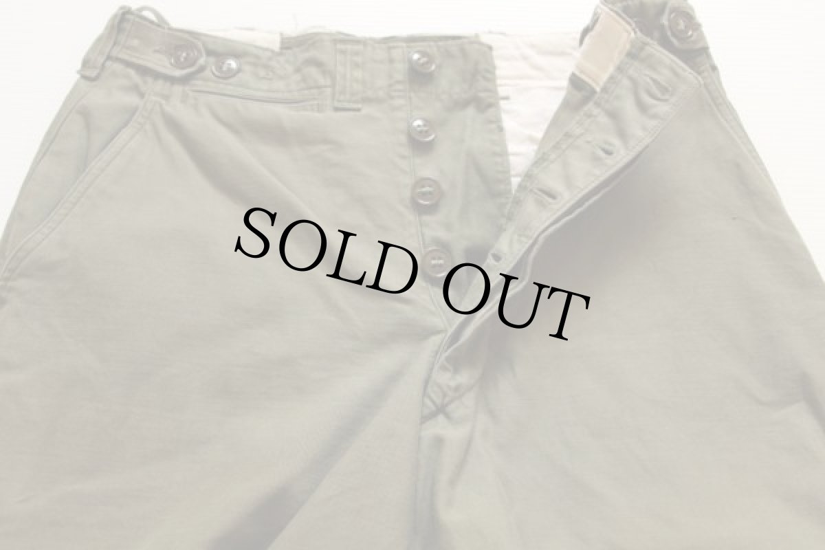 画像2: 40s 米軍 U.S.ARMY M-43 フィールドパンツ w30 L32 (2)