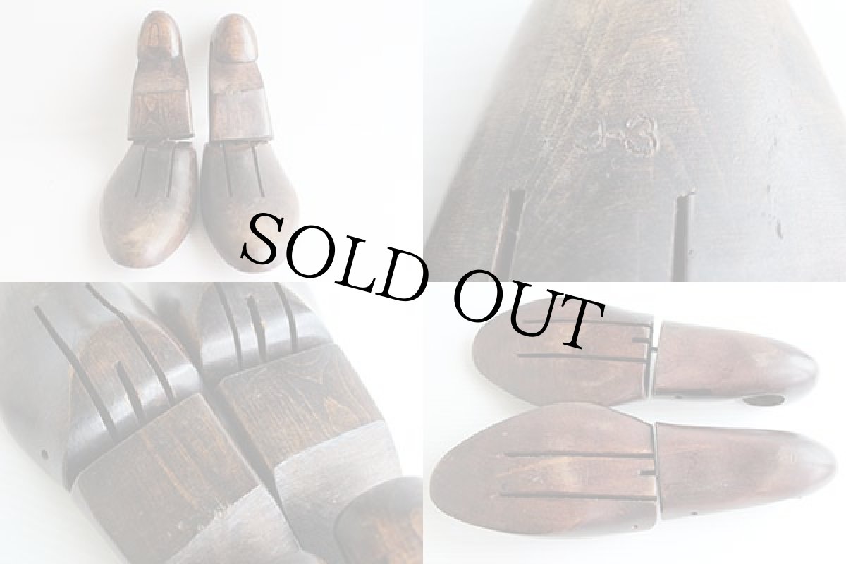 画像3: ビンテージ 木製 シューキーパー★シューツリー (3)